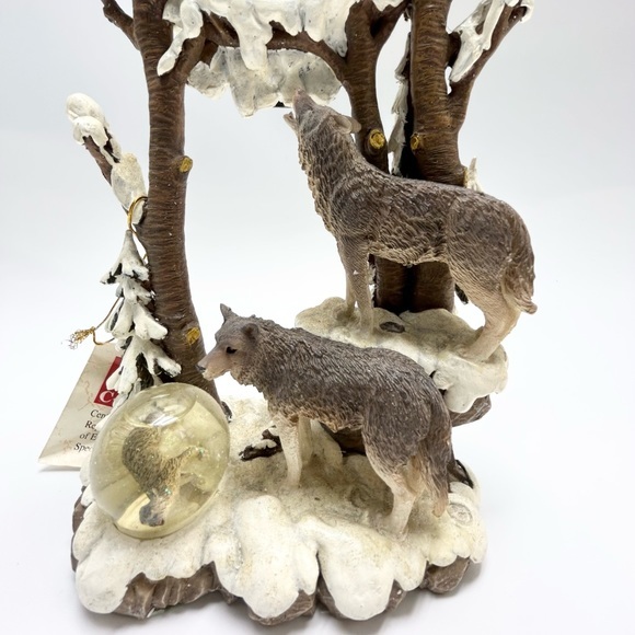 🕰️🌘🐺Cadona - Vintage Collectible Wolf Mantel Quartz Clock. - Picture 3 of 16